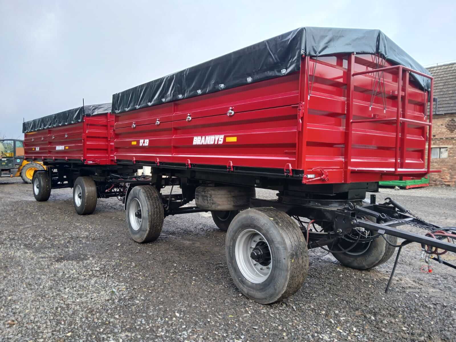 Plandeka 650 g/m2 na przyczepę rolniczą – lekka plandeka PVC